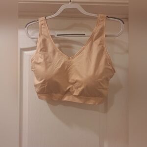 Women's Tan Bra Bralette Padded Any Body 3X Beige